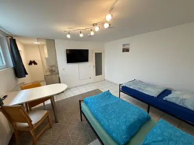 TV/Unterhaltungsangebot in der Unterkunft Cosy studio apartment in a central location