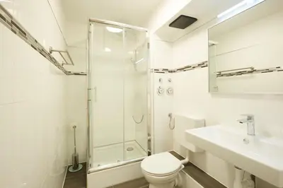 Ein Badezimmer in der Unterkunft LIV Design Apartments Karlsruhe Weststadt