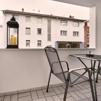 Das Gebäude in dem sich die Ferienwohnung befindet