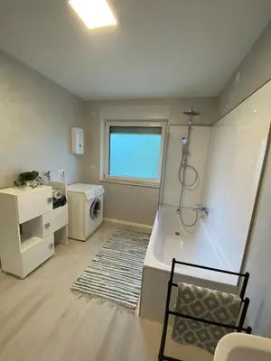 Ein Badezimmer in der Unterkunft Waldzeit XL Apartment Natur und Self Check-in