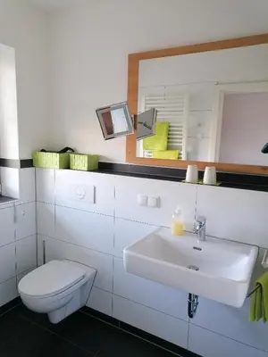 Ein Badezimmer in der Unterkunft Vögelis WeinNest