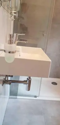Ein Badezimmer in der Unterkunft Ferienwohnung Dorn