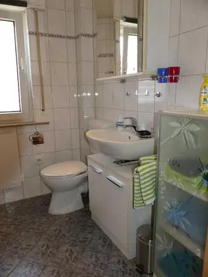 Ein Badezimmer in der Unterkunft Ferienwohnung Schanbacher