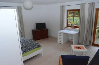 Ein Bett oder Betten in einem Zimmer der Unterkunft Apartment Albert