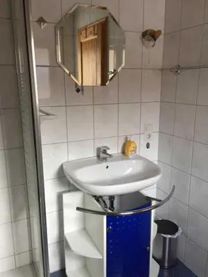 Ein Badezimmer in der Unterkunft Ferienhaus Walther