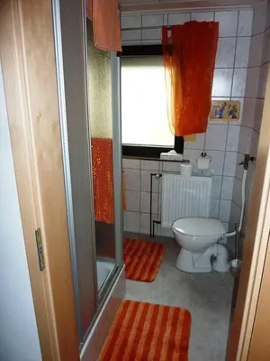 Ein Badezimmer in der Unterkunft Ferienwohnung Kraemer in Erbach