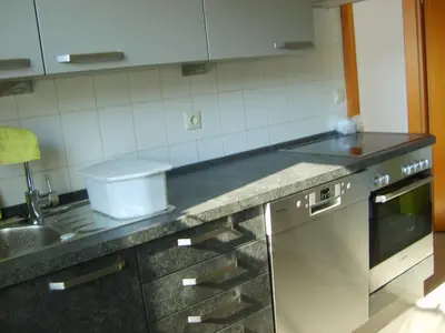 Küche/Küchenzeile in der Unterkunft Ferienwohnung Ottlinger