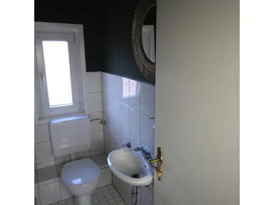 Ein Badezimmer in der Unterkunft Ferienwohnung Waldblick
