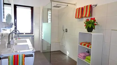 Ein Badezimmer in der Unterkunft Gästehaus Braun