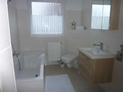 Ein Badezimmer in der Unterkunft Ferienwohnung Christa Hahn