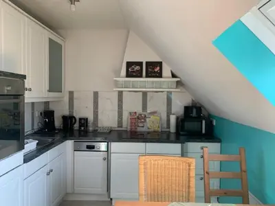 Küche/Küchenzeile in der Unterkunft Exklusive und großzügige Wohnung in Mosbach-Diedesheim