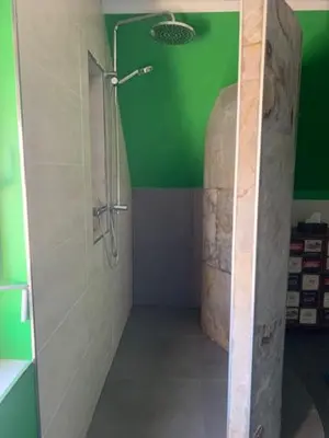 Ein Badezimmer in der Unterkunft Exklusive und großzügige Wohnung in Mosbach-Diedesheim