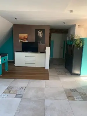 Küche/Küchenzeile in der Unterkunft Exklusive und großzügige Wohnung in Mosbach-Diedesheim