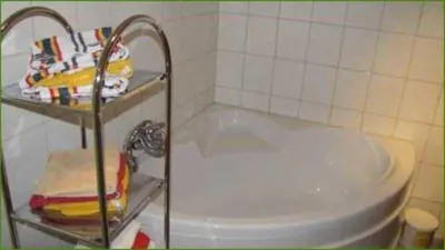 Ein Badezimmer in der Unterkunft Ferienhof Christmann