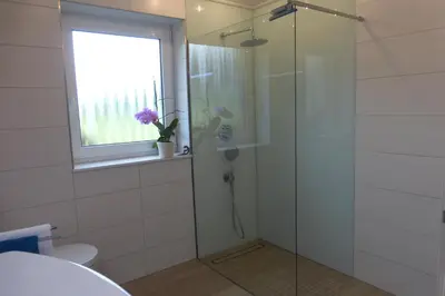 Ein Badezimmer in der Unterkunft Ferienwohnung Katzer