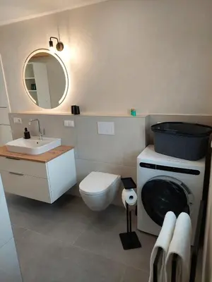 Ein Badezimmer in der Unterkunft Ferienhaus Weinstraße - Pfälzer Wald