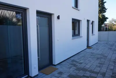 Das Gebäude in dem sich die Ferienwohnung befindet