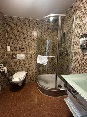 Ein Badezimmer in der Unterkunft Metzgerei Herbst
