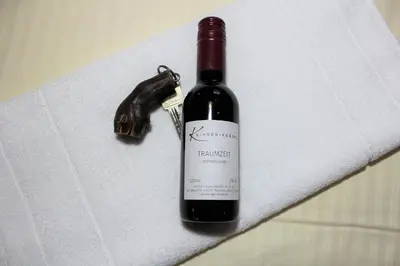 Getränke in der Unterkunft Winzerhotel Kinges-Kessel