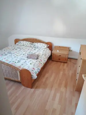 Ein Bett oder Betten in einem Zimmer der Unterkunft Comfortable apartment