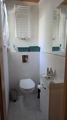 Ein Badezimmer in der Unterkunft Traumhafte Unterkunft