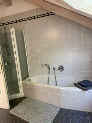 Ein Badezimmer in der Unterkunft Natur pur!