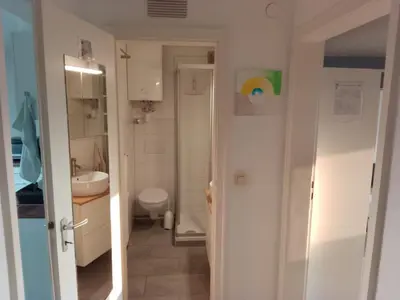 Ein Badezimmer in der Unterkunft 2-Zimmerwohnung in Durlach