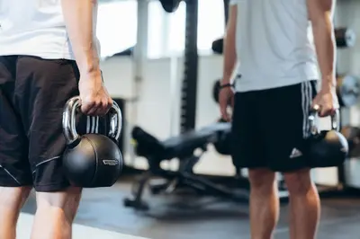 Das Fitnesscenter und/oder die Fitnesseinrichtungen in der Unterkunft Campus68
