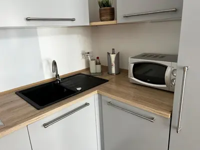 Küche/Küchenzeile in der Unterkunft Stadthaus Speyer - Fewo 70 qm