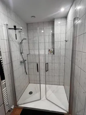 Ein Badezimmer in der Unterkunft Stadthaus Speyer - Fewo 70 qm