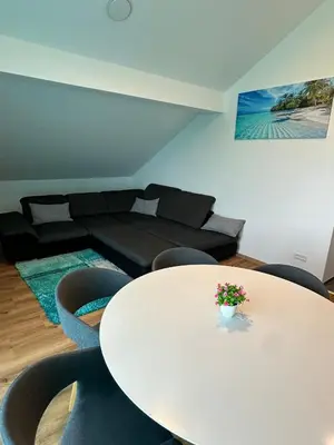 Ein Sitzbereich in der Unterkunft Gemütliche 3 Zimmer zum Entspannen