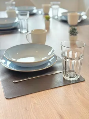 Grundriss der Unterkunft Modern Flat Karlsruhe - Waschmaschine, Fußbodenheizung, Regendusche