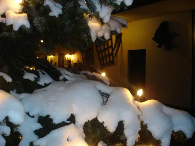 Landhotel Zur Post im Winter