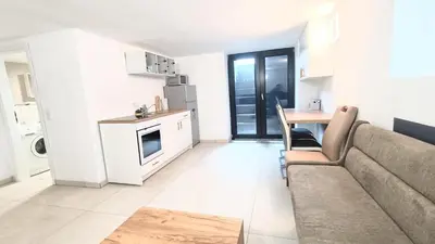 Küche/Küchenzeile in der Unterkunft 26K, Luxus Apartments
