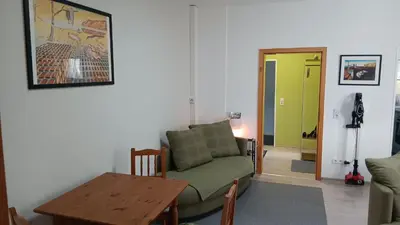 Ein Sitzbereich in der Unterkunft FeWo an der Isenach Bad Dürkheim-Hausen