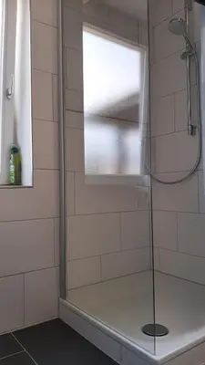 Ein Badezimmer in der Unterkunft Ferienwohnungen Lamm Spiegelberg-Jux