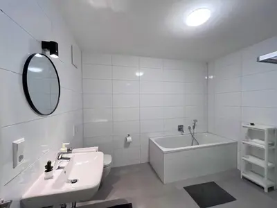 Ein Badezimmer in der Unterkunft Modern and Cozy Apartment in Heilbronn