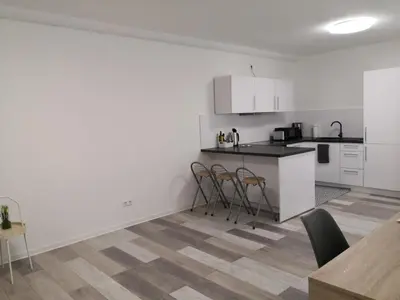 Küche/Küchenzeile in der Unterkunft 1,5-Zimmer Apartment in Karlsruhe Südstadt
