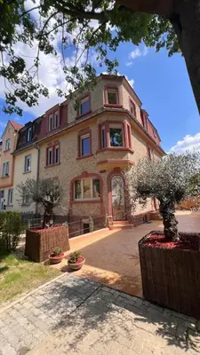 Das Gebäude in dem sich die Ferienwohnung befindet