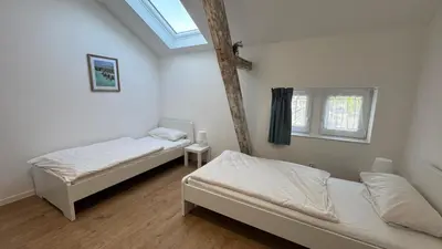 Ein Bett oder Betten in einem Zimmer der Unterkunft Böhl Station WHG 7