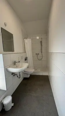 Ein Badezimmer in der Unterkunft Böhl Station WHG 7