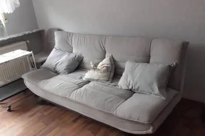 Ein Sitzbereich in der Unterkunft NEU! Ferienwohnung Unterfranken