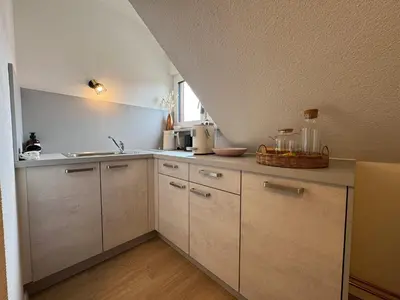Küche/Küchenzeile in der Unterkunft SchwarzwaldQuartier Dobel