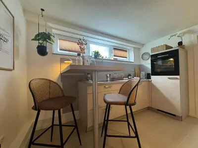 Küche/Küchenzeile in der Unterkunft SchwarzwaldQuartier Dobel
