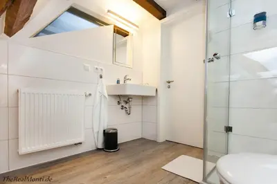 Ein Badezimmer in der Unterkunft Hotel Duwakschopp