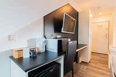 Küche/Küchenzeile in der Unterkunft Nine Rooms - Serviced Rooms