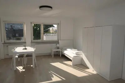 Ein Badezimmer in der Unterkunft Monteurwohnung L6 - Apartment 09
