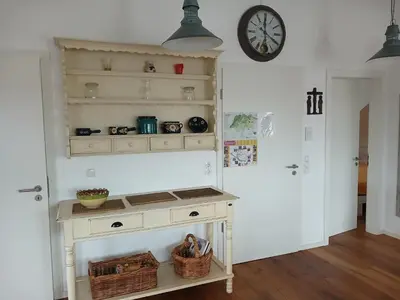 Küche/Küchenzeile in der Unterkunft FeWoSchwedenhaus