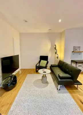 TV/Unterhaltungsangebot in der Unterkunft Moderne gemütliche Wohnung - zentral und naturnah