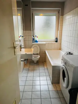 Ein Badezimmer in der Unterkunft Apartment Aschaffenburg